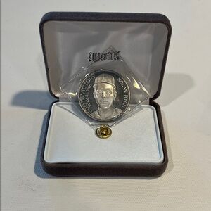 1990 Nolan Ryan 1 Troy oz. .999 Silver 300th Career Win Coin #’d 4254